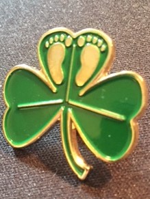 Irish for Life lapel pin